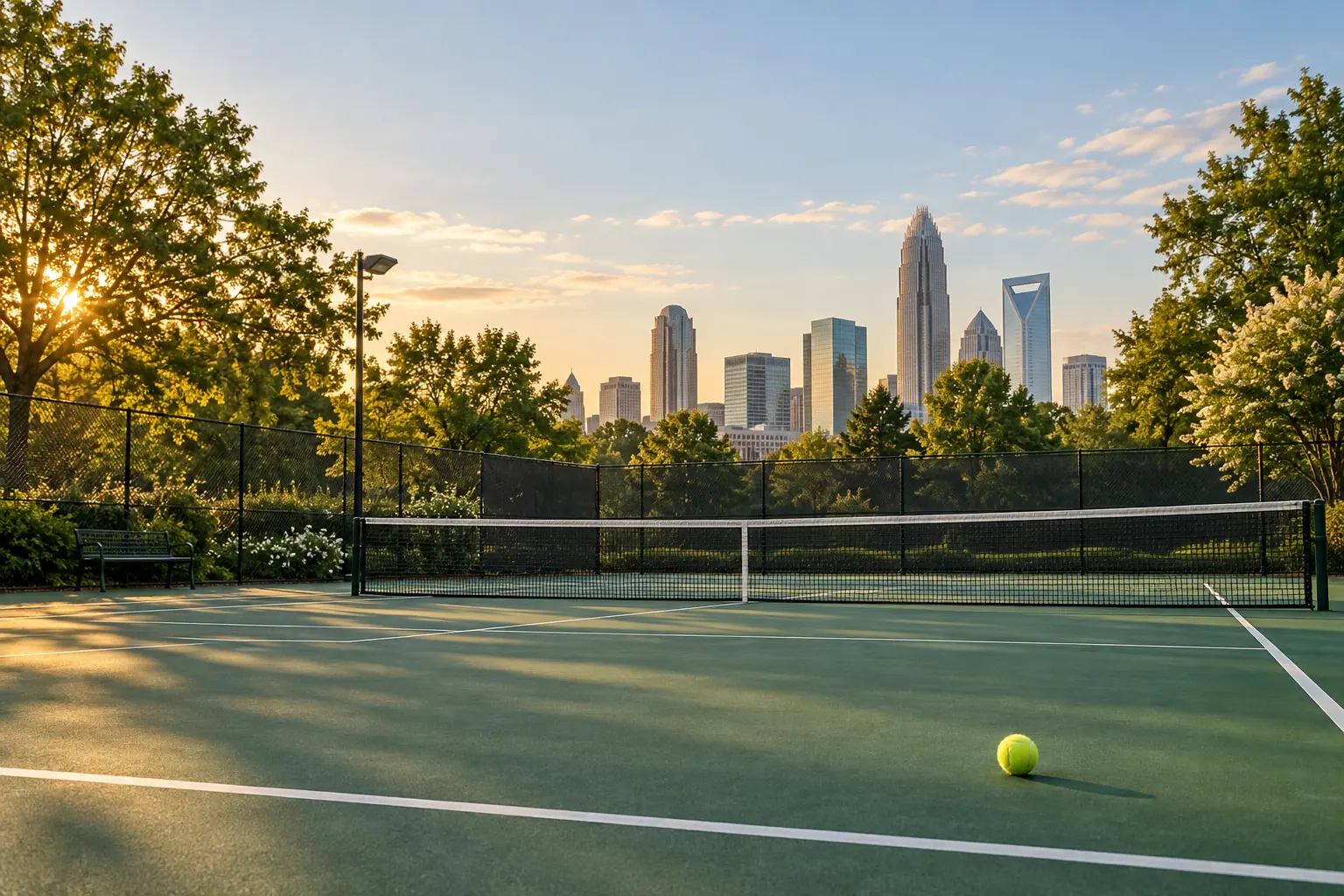 Charlotte tennis court, cover image for Charlotte Singles Ladder